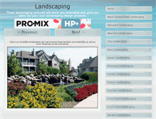 Tablet Screenshot of landscapingpictures.net